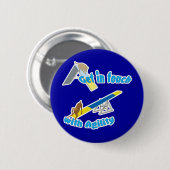 Badge Rond 5 Cm Obtenez InTouch avec l'agilité (Devant & derrière)