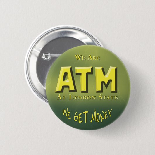 Badge Rond 5 Cm Obtenez l'argent (Devant & derrière)