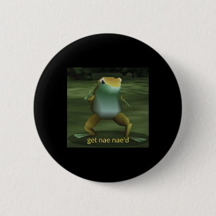 Badge Rond 5 Cm Obtenez Nae Nae'd Dancing Frog Meme