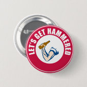 Badge Rond 5 Cm Obtenons martelés (Devant & derrière)