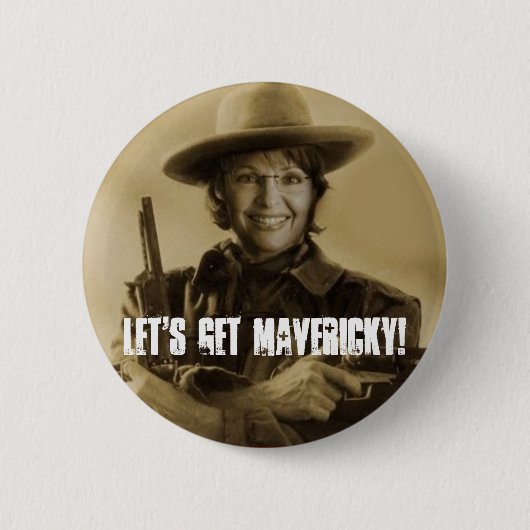 Badge Rond 5 Cm Obtenons Mavericky ! (Devant)