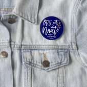 Badge Rond 5 Cm Obtenons Nauti Bachelorette Party (En situation)