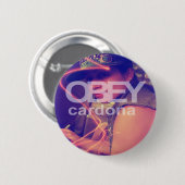 Badge Rond 5 Cm OBYLES : Cardona (Devant & derrière)