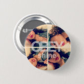 Badge Rond 5 Cm OBYLES : Éclat (Devant & derrière)