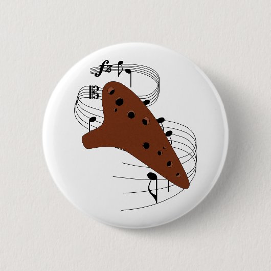 Badge Rond 5 Cm Ocarina (Devant)