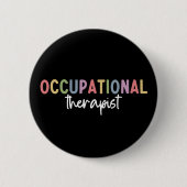 Badge Rond 5 Cm Occupational Therapeuy (Devant)