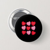 Badge Rond 5 Cm Occupational Therapy Heart Candy Valentine Day Ot  (Devant & derrière)