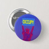 BADGE ROND 5 CM OCCUPEZ (Devant & derrière)