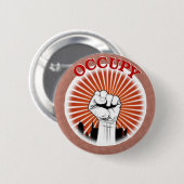 BADGE ROND 5 CM OCCUPEZ (Devant & derrière)