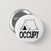 Badge Rond 5 Cm Occupez (Devant & derrière)