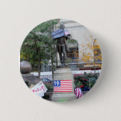 Badge Rond 5 Cm Occupez ClevButtoneland (Devant)