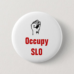 Badge Rond 5 Cm Occupez le bouton de SLO