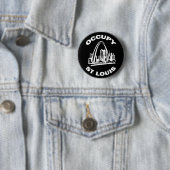 Badge Rond 5 Cm Occupez St Louis (En situation)
