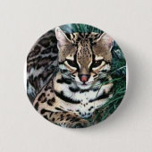 Badge Rond 5 Cm Ocelot (Devant)