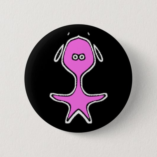 Badge Rond 5 Cm Odd Little Fella (Violet 2) (Devant)
