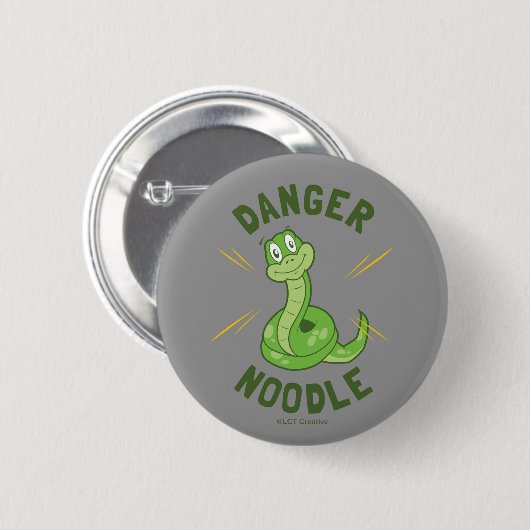 Badge Rond 5 Cm Odeur de danger (Devant & derrière)