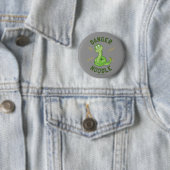 Badge Rond 5 Cm Odeur de danger (En situation)