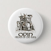 Badge Rond 5 Cm Odin (Devant)