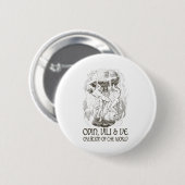 Badge Rond 5 Cm Odin, Vili et le VE (Devant & derrière)