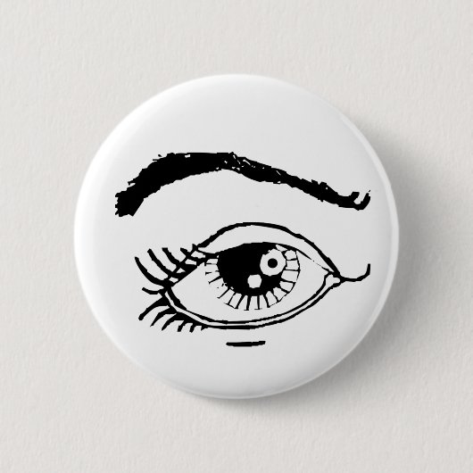 Badge Rond 5 Cm Oeil (Devant)