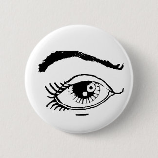 Badge Rond 5 Cm Oeil