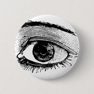 Badge Rond 5 Cm Oeil