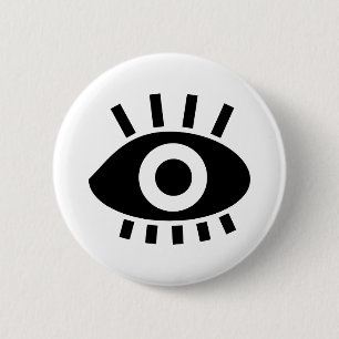 Badge Rond 5 Cm Oeil