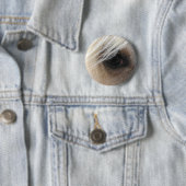 Badge Rond 5 Cm Oeil de cheval Palomino (En situation)