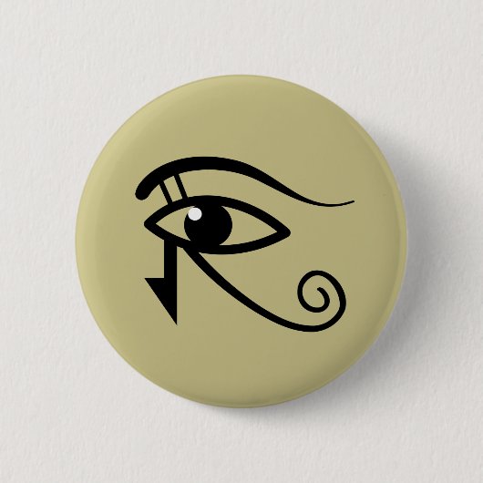 Badge Rond 5 Cm OEil de Horus (Devant)