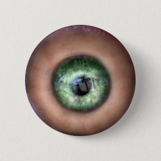 Badge Rond 5 Cm Oeil de KRW du monstre Halloween