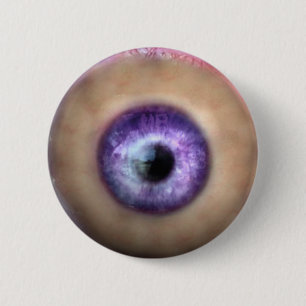Badge Rond 5 Cm Oeil de KRW du monstre Halloween