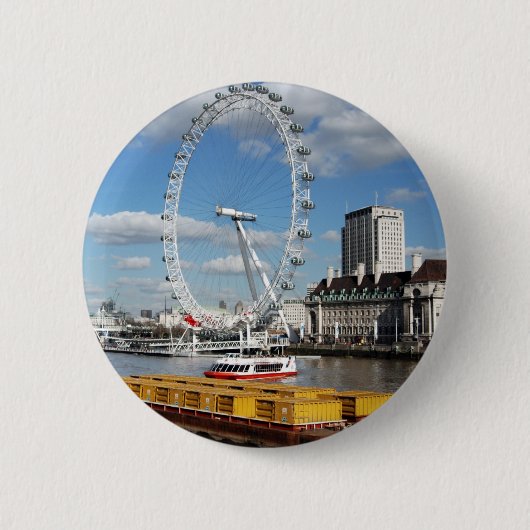 Badge Rond 5 Cm Oeil de Londres (Devant)