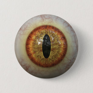 Badge Rond 5 Cm Oeil de monstre