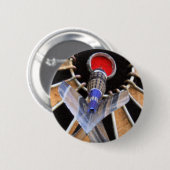 Badge Rond 5 Cm Oeil de taureaux ! Patinage en nacre (Devant & derrière)