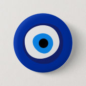 Badge Rond 5 Cm oeil diabolique ancien symbole antiquité talisman  (Devant)