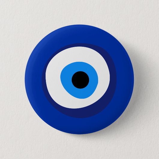 Badge Rond 5 Cm oeil diabolique ancien symbole antiquité talisman  (Devant)