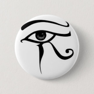 Badge Rond 5 Cm Oeil égyptien de Horus