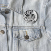 Badge Rond 5 Cm oeil fol (En situation)