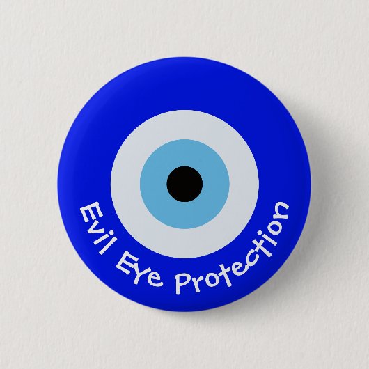 Badge Rond 5 Cm Oeil malin grec (Devant)