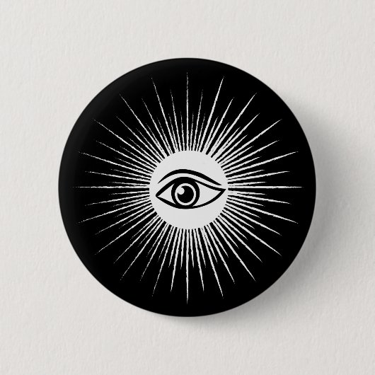 Badge Rond 5 Cm Oeil masonique (Devant)