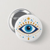 Badge Rond 5 Cm Œil Mystique (Devant & derrière)