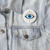 Badge Rond 5 Cm Œil Mystique (En situation)