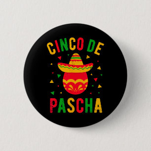 Badge Rond 5 Cm Œuf de Pâques orthodoxe grec drôle Kalo Pascha Cin