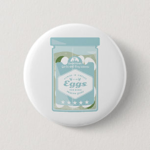 Badge Rond 5 Cm OEufs chiches
