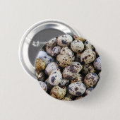 Badge Rond 5 Cm Oeufs de caille (Devant & derrière)