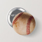 Badge Rond 5 Cm Oeuvre De Baseball (Devant & derrière)