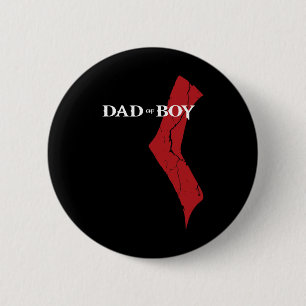 Badge Rond 5 Cm Of Boy - Papa Video Game Fête des pères Edition