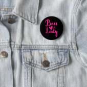 Badge Rond 5 Cm Office Employee Bosses Day Female Boss Ceo Manager (En situation)