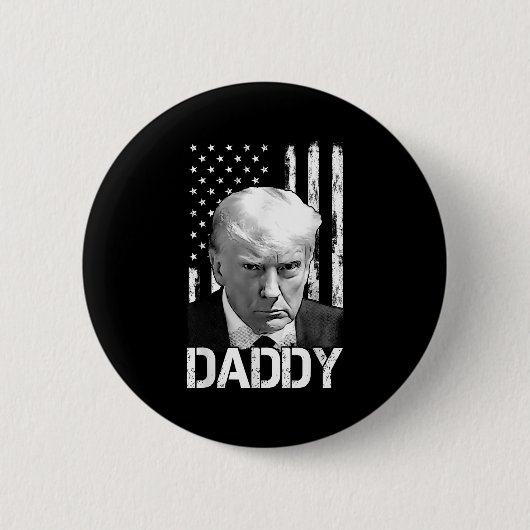 Badge Rond 5 Cm Official 2025 Trump Daddy _2  (Devant)