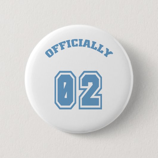 Badge Rond 5 Cm Officiellement 2 (Devant)